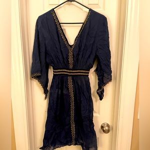 Blue vintage style dress